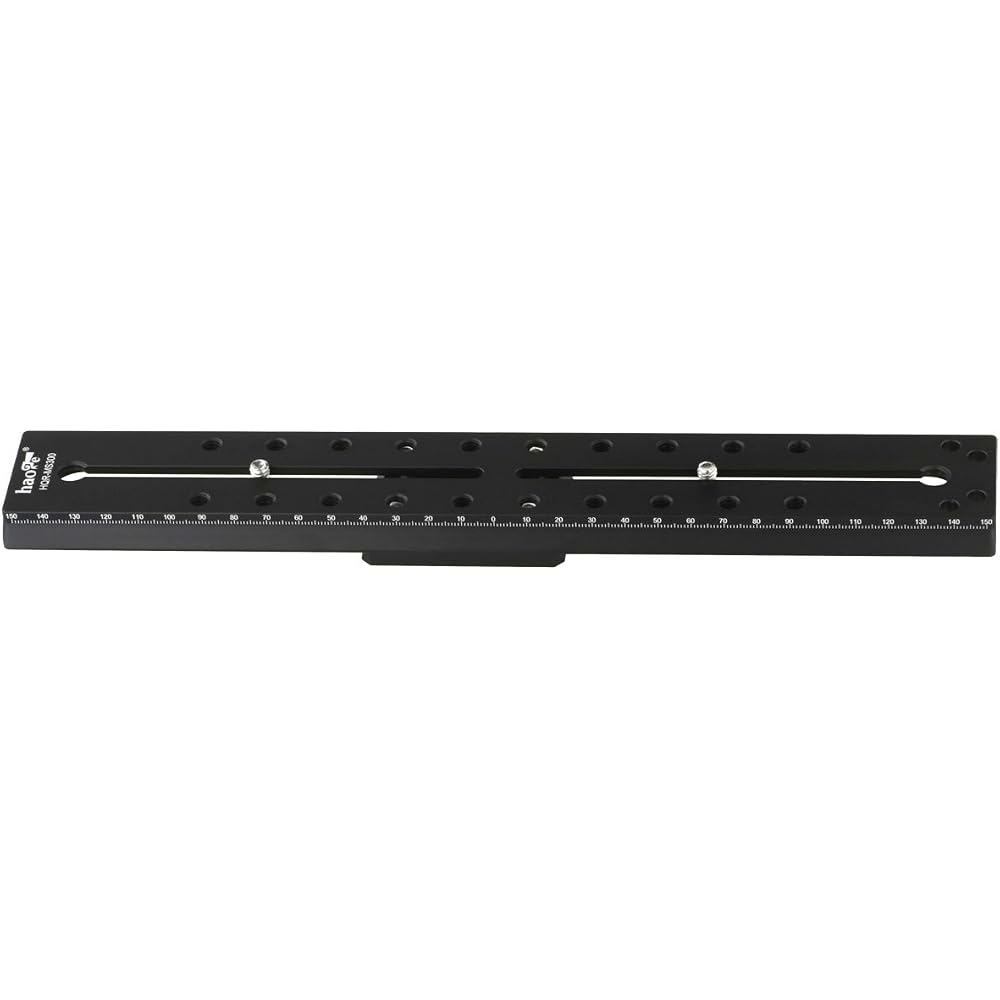 Haoge 300mm Camera Long Slide Quick Release Plate for Sachtler Tripods with Fluid Head (FSB4, FSB6, FSB6T, FSB8, FSB8T, FSB10, FSB10T, DV10 3+3, 5+5 V