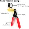 Manual Vacuum Pressure Pump Brake Fluid Drain Kit Vacuum Pistol Pump Tester Kit Portable Durable Aluminum