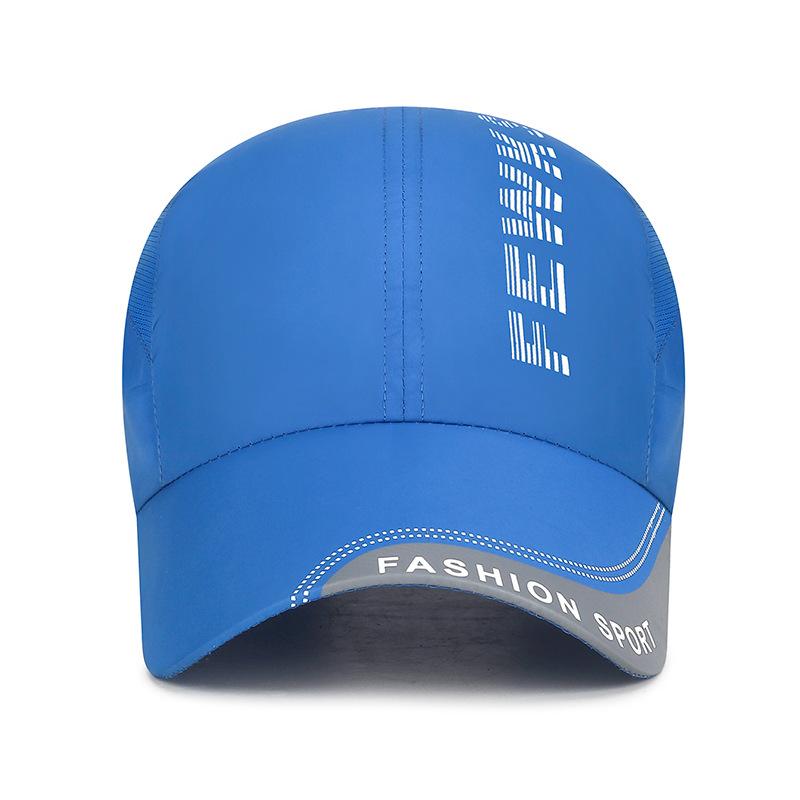 Spring Summer Spliced Mesh Sunscreen Quick-Drying Cap Men Breathable Travel Sunshade Baseball Cap