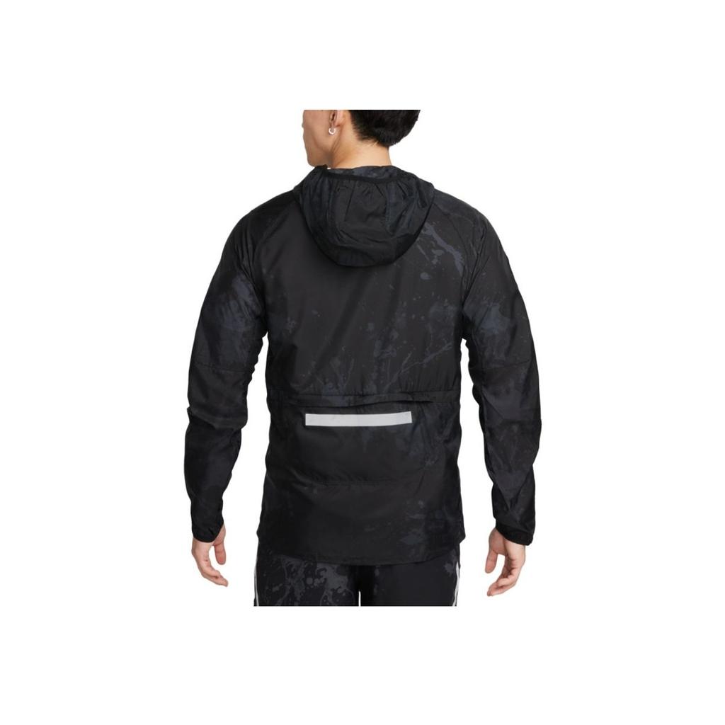 Nike Logo Print Zip-Up Hoodie Jacket Men Outerwear Black DV9279-010