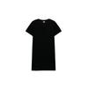 New MLB Short Sleeved Dresses Women's Black 3FOPB0333-50BKS