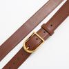 Women's Versatile Cowhide Leather Belt - Fashionable, Casual, and Decorative Waistband for Jeans