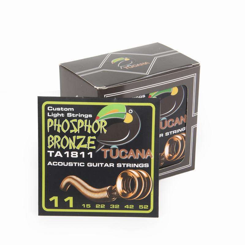 TUCANA Premium Phosphor Bronze Anti-rust Light-coated Folk Acoustic Guitar Strings