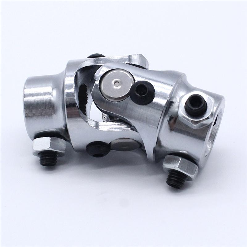 For Mustang II Power Rack Car Spare Parts 3/4-36 Spline X 3/4Inch DD Smooth Chrome Universal Steering Shaft U Joint