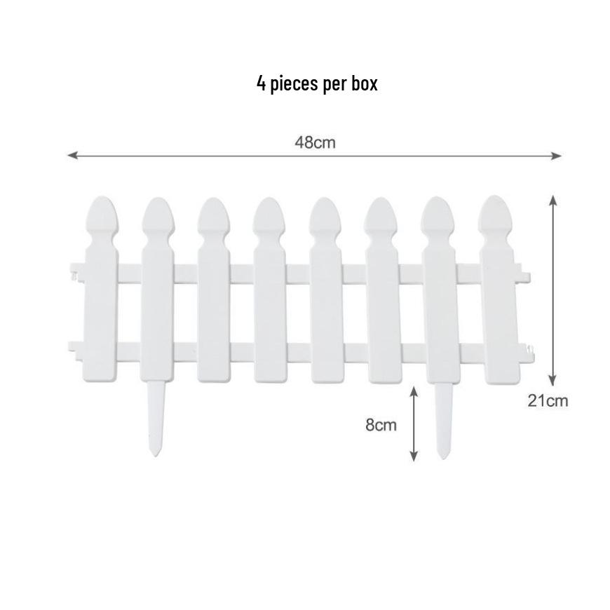 Gard de grădină împletit din plastic verde