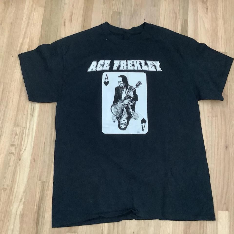 Ace Frehley Cotton Short Sleeve Black Men Tshirt men Unisex T-Shirt S