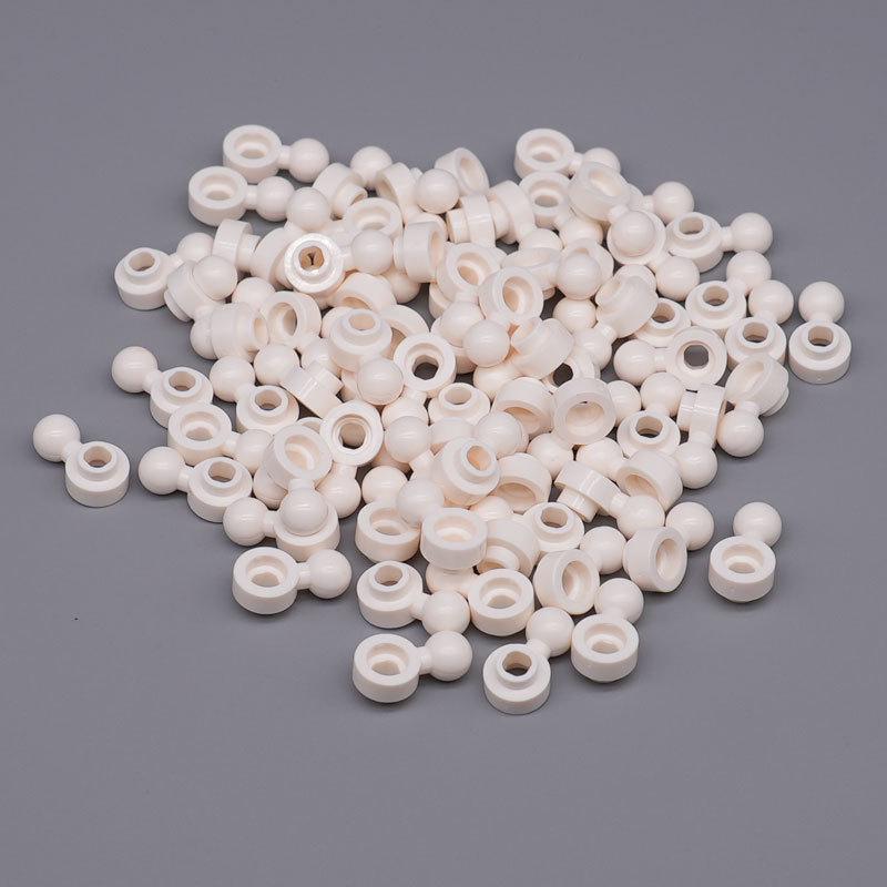 Handmade Water Drop Building Blocks: Round Dot with Small Particle, Compatible 3614 Assembly.