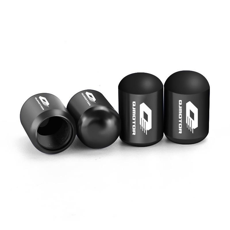 

4PCS Aluminum Motorcycle Wheel Tire Valve Cap Dustproof Cover For Qjmotor FLASH 600 SAI 550S FLASH 300 AMT HONG 250 City SAI 450