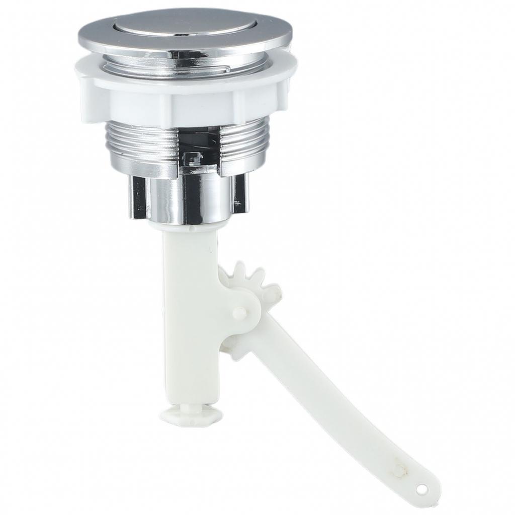 Tlačítko Nádržka na WC ABS Koupelnové WC Stisk Stříbrné