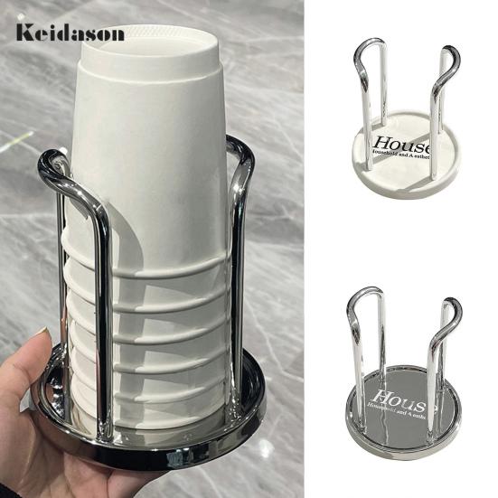 

Полезный пищевой многоразовый металлический подстаканник Одноразовый настольный стеллаж для хранения Кухонные аксессуары