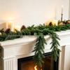 180cm Double Layer Pine Rattan Christmas Garland for Door or Fireplace