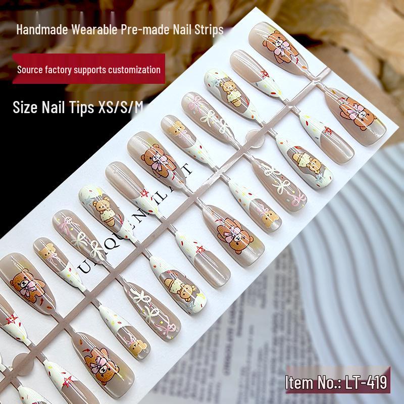 Cat Eye Manicure: 30 Hand-Painted Luxury Nail Strips