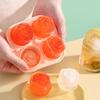 4 Grids Rose Ice Mold Reusable Silicone Ice Box Ice Ball Mold For Summer Dessert Whiskey Drinks Home Bar Accessories