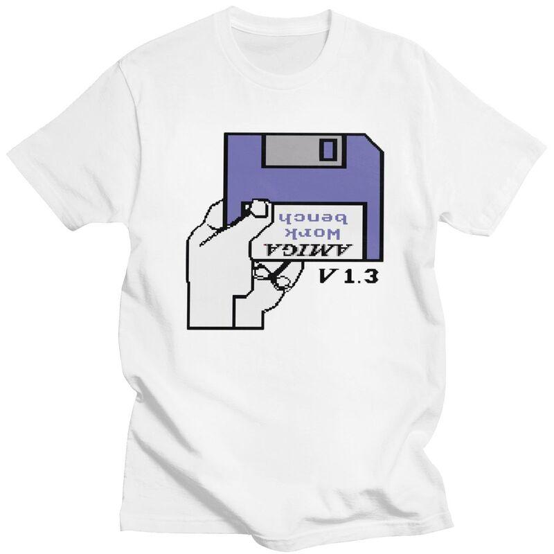 Custom Commodore C64 Game T Shirts Men Pure Cotton Tees Tshirt Clothes