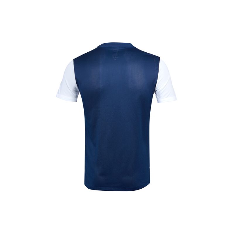 Nike Logo Colorblock Printed Competition Training Breathable Short Sleeve T-Shirt Men Tops Navy DH8035-410