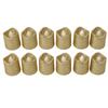 12PCS LED Tealight Golden Warm Light Flameless Light Candle for Christmas Birthday Party