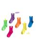 Children’s Fluorescent Solid Color Combed Cotton Socks – Spring/Summer Trend