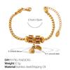 Fashion DIY Diverse Pendant Bracelet Non-fading Gold-plated Light Luxury Bracelet Jewelry