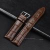 Cinturino per Orologio in Pelle di Vacchetta 10 12 14 16 19 21 18mm 20mm 22mm 24mm Fibbia ad Ardiglione per Orologio Cinturino Morbido per Orologio da Polso Braccialetto con Strumento