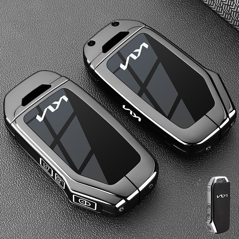 Zinc Alloy Car Remote Key Case Cover For KIA Sportage R GT Stinger Sorento Ceed Cerato Forte Niro Soul Telluride Accessories Gztcv55