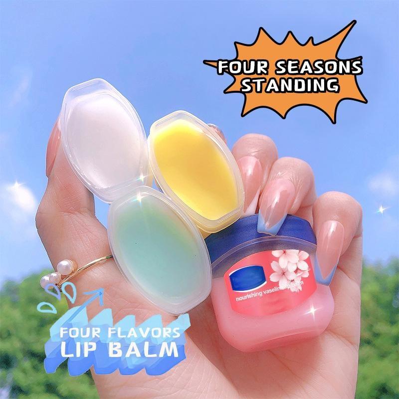 4PCS Lip Balm for Moisturizing, Repairing, Lip Make-up, Anti-cracking Skin Protection, Moisturizing