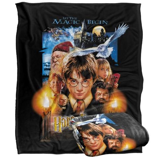 Harry Potter And The Philosopher´s Stone Movie Poster Blanket