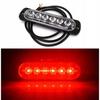 Fog Light 6 LEDs 10-30V, Strong Red