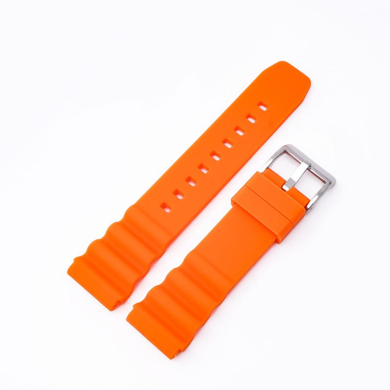 20mm 22mm Watch Band For Rolex Waterproof Diving Silicone Bracelet For Omega Seiko SKX007 SRP777J1 Sports Strap For Citizen