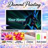 Personalized Greninja Diamond Art Custom Name 5D Diamond Painting Full Drill DIY Craft