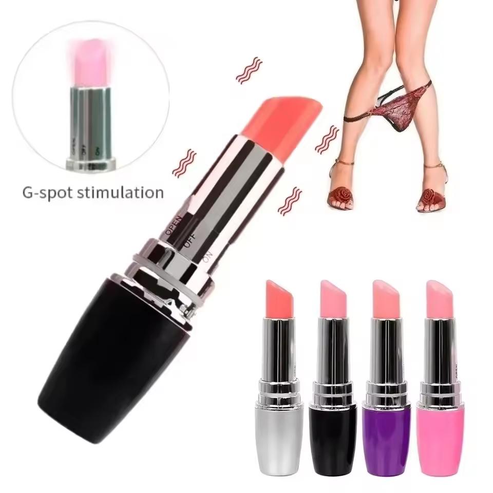 Powerful G Spot Clitoris Stimulator Vagin Massager Adult Masturbation Sex Toys for Women Mini Lipstick Bullet Vibrator Female