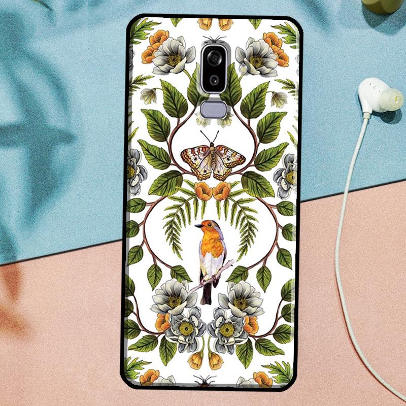 Garden Birds Case For Samsung Galaxy J3 J5 J7 2017 A3 A5 2016 A6 A8 J2 J8 A7 A9 2018 J4 J6 Plus Cover