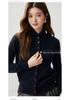Cashmere Women's Polo Collar Cardigan - Autumn/Winter 2026 Versatile Loose Slimming Outerwear