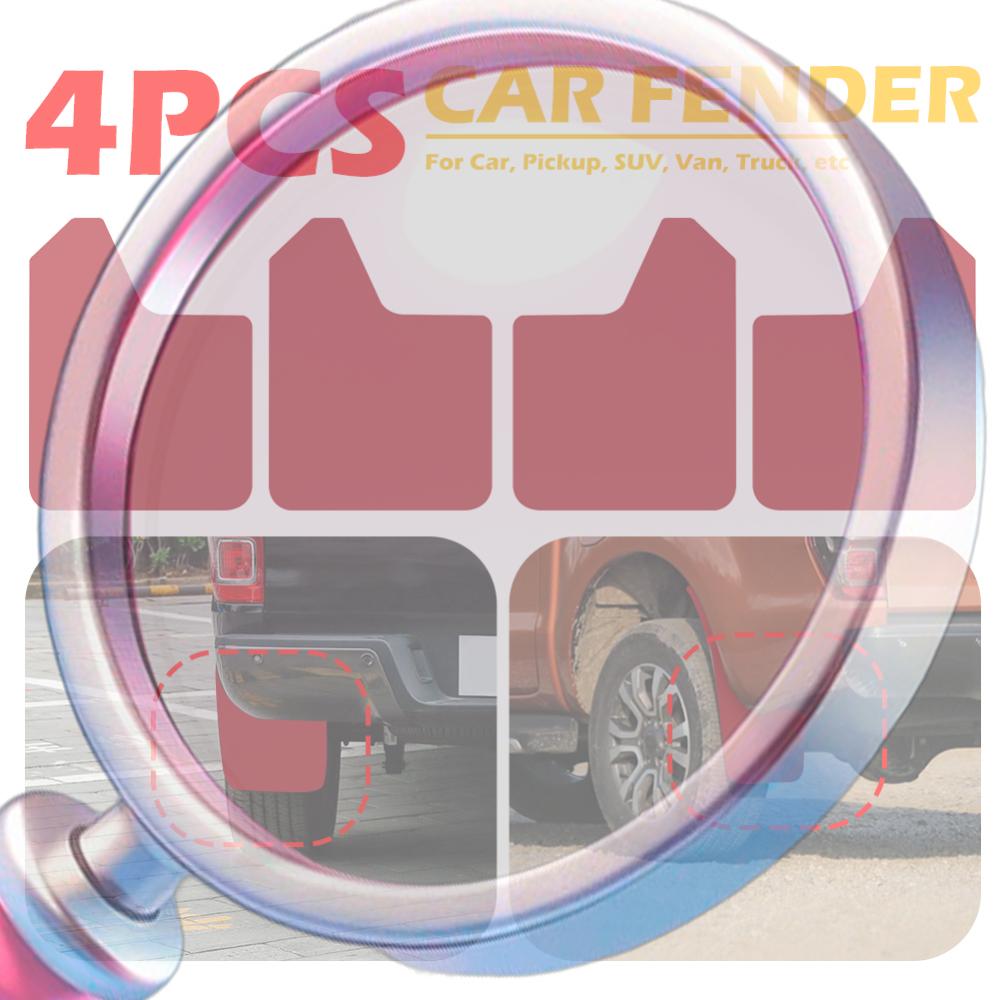 

Red Splash Guard Mud Flaps Universal Fender Mudguards High-quality Convenient Auto Replacement Parts for Car Pickup SUV China Mainland