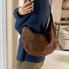 Retro Knödeltasche für Damen Neue Mode Schulter-Umhängetasche Herbst Winter Vielseitige Lässige Handtasche