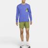 Nike Dri-Fit A.I.R. Hardlooptraining T-shirt Lange Mouw Heren Tops Lavendel CW0942-554