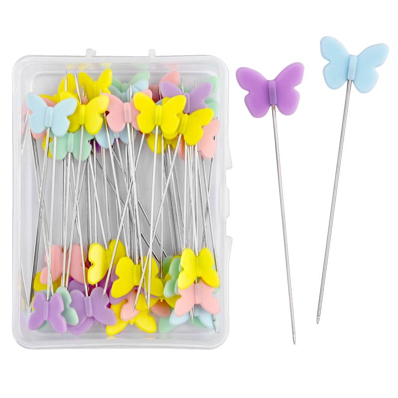 

100 шт. портновских булавок, швейных инструментов для вышивки и пэчворка, позиционирования игл, фиксированных металлических булавок для пуговиц, швейных принадлежностей своими руками 100pcs