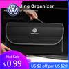 2026 Hot For Volkswagen VW Car Trunk Storage Box Organizer Foldable Stowing Tidying Container Bag For Volkswagen VW Passat Golf