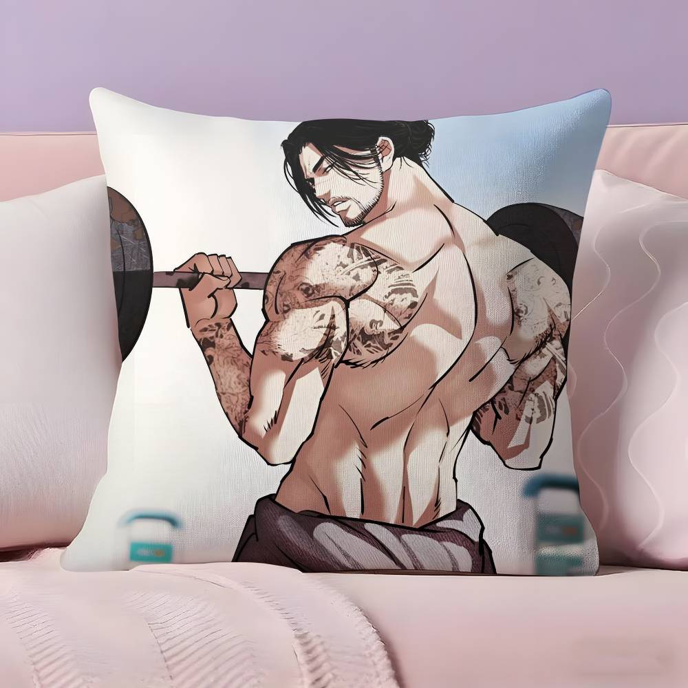 Korea Anime L-Lookism Pillow Case Ultra Soft Skin Friendly Fabric Cloud Like Comfort & Concealed Zipper