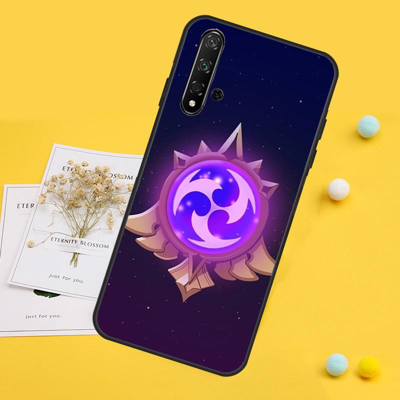 Genshin Impact Raiden Shogun For Huawei Nova Y70 Y90 Y60 Y72 Y61 Y91 12s 12i 11i 7i 8i 9 10 SE P60 Pro P30 P40 Lite Case