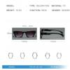 New Fashionable HD Square Frame Men's Reading Glasses Retro Outdoor Neutral High Quality Multi Color Anti Blue Light Glasses