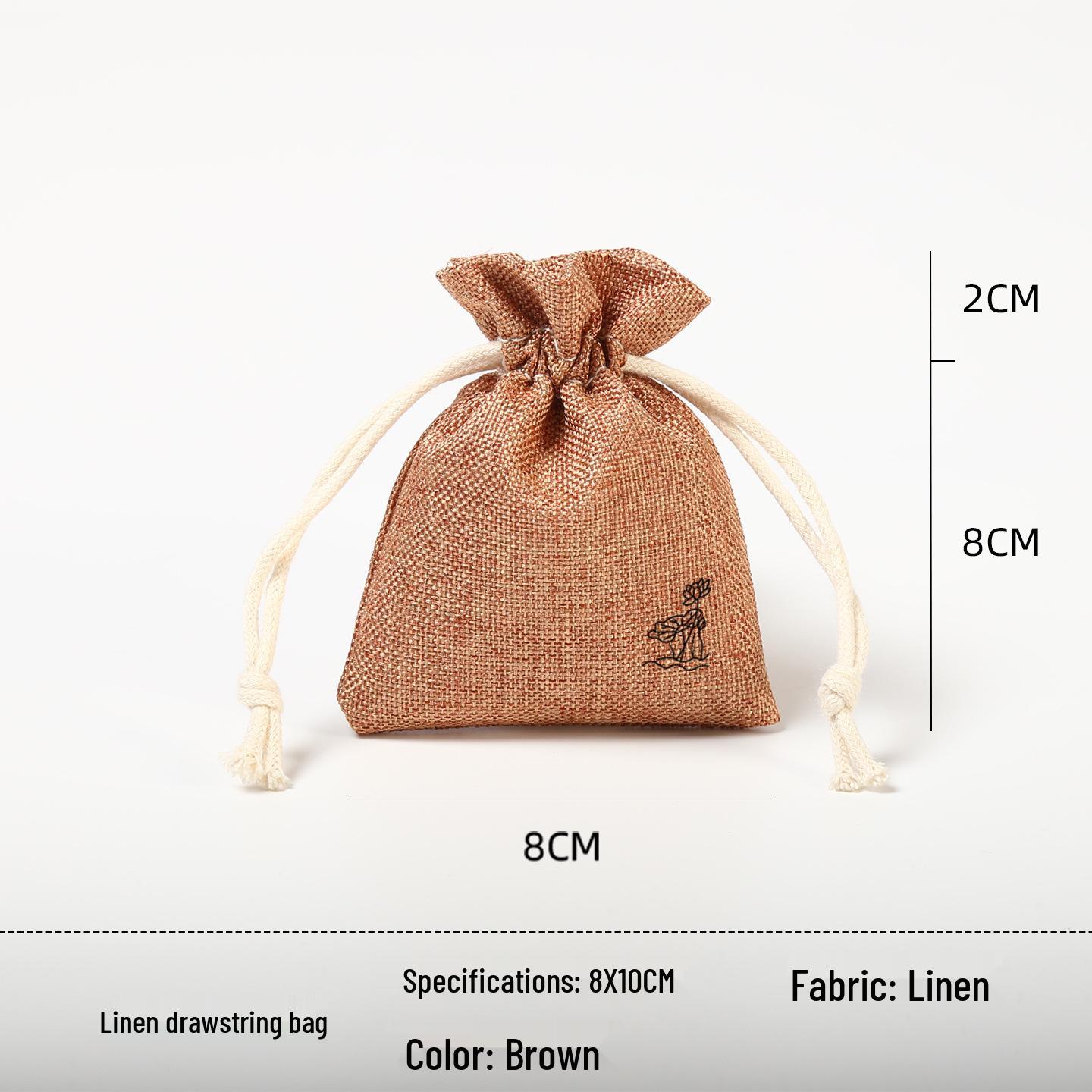 Индивидуальный мешочек для украшений с кулиской из парчи для небольших подарков