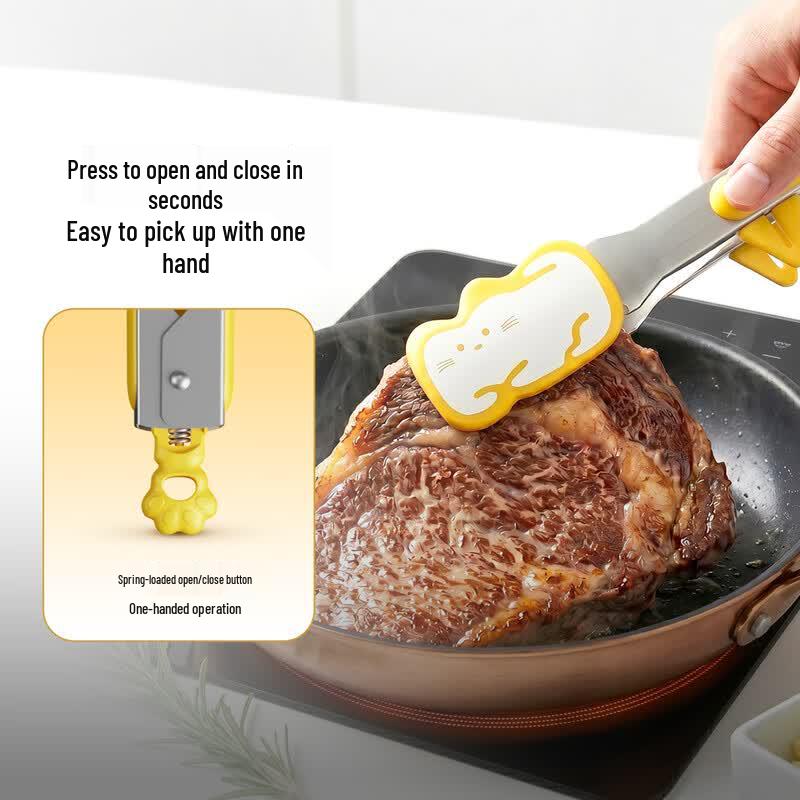 Magic Kitchen Silicone Food Tongs