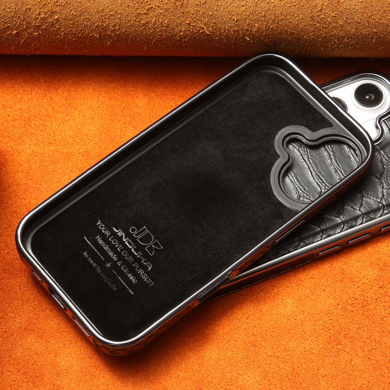 Suitable for Apple 16ProMax Phone Case, Python Skin Pattern IPhone15pro High-end 14 Full Package 13p Anti-drop 12