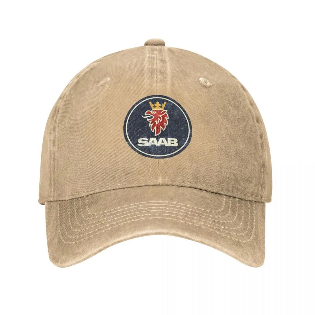 SAAB Voitures Logo Vintage Casquette de Baseball Rétro Casquette de Soleil |-F-| Chapeau Homme Femme