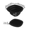 Square Foldable Silicone Bowl For Face Ice Bath And Home Skincare Routine Portable Face Dipping Bowl For Women And Girl