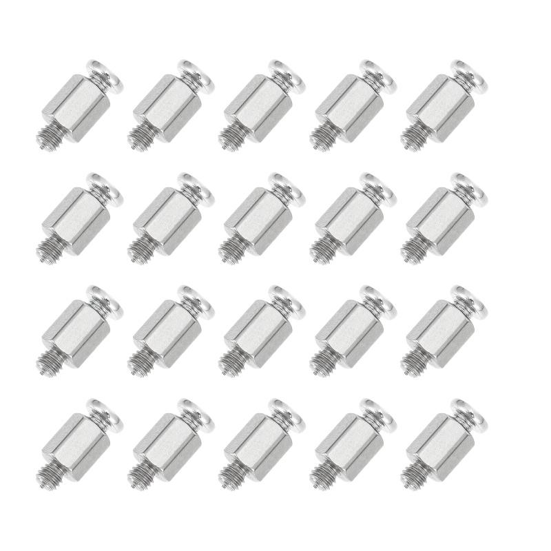 20 PCS GIGABYTE Motherboard Screws SSD Computer Standoff Mounting Hex Nut Supply M2
