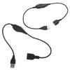 USB Extension Cable Inline On/Off Dimmer Switch for Driving Recorder, LED Lamp