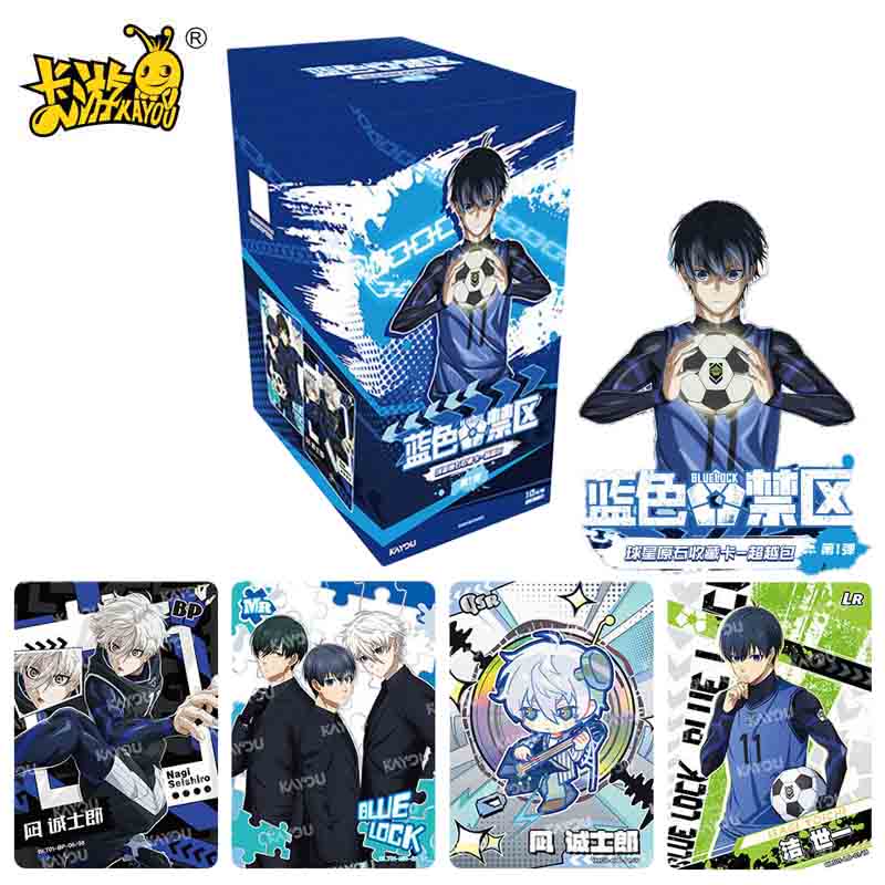 Echte BLUE LOCK Karte Beyond The Bag Isagi Yoichi Bachira Meguru Anime-Zubehör Sammlerspielzeug Geschenk für Kinder