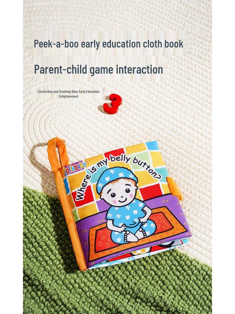 Jollybaby Educational Gift Set: Newborn to 1-Year Cloth Books & Toys