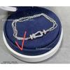 High-quality Horseshoe Buckle 8-character Smooth Half-diamond Full Diamond Bracelet for Couple Size, Diamond-encrusted Bracelet for Women